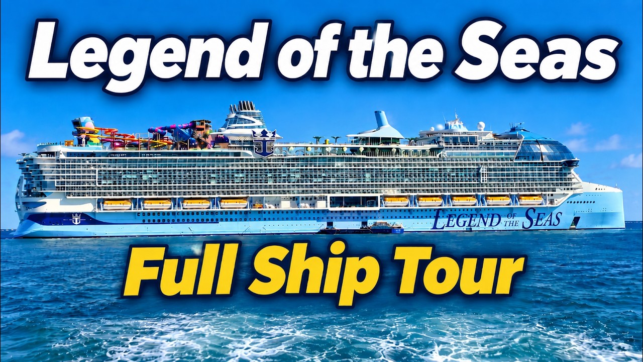 Legend of the Seas Full Ship Tour - Deck by Deck Walkthrough