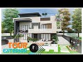 Modern House Front Elevation Design 2025 | 4K Realistic Animation (Sketchup + Enscape)