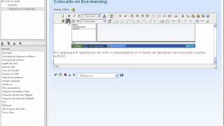Cómo incorporar un audio a exelearning