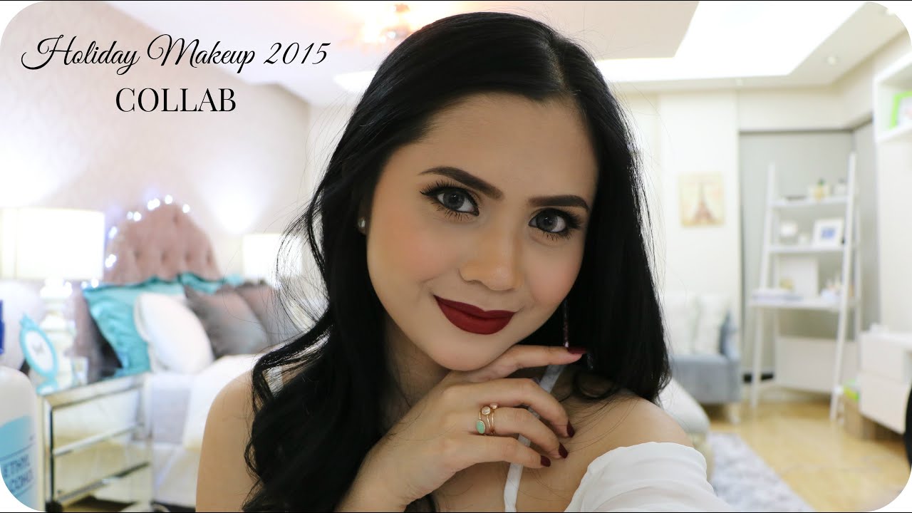 Holiday Makeup 2015 1 Anna Cay YouTube