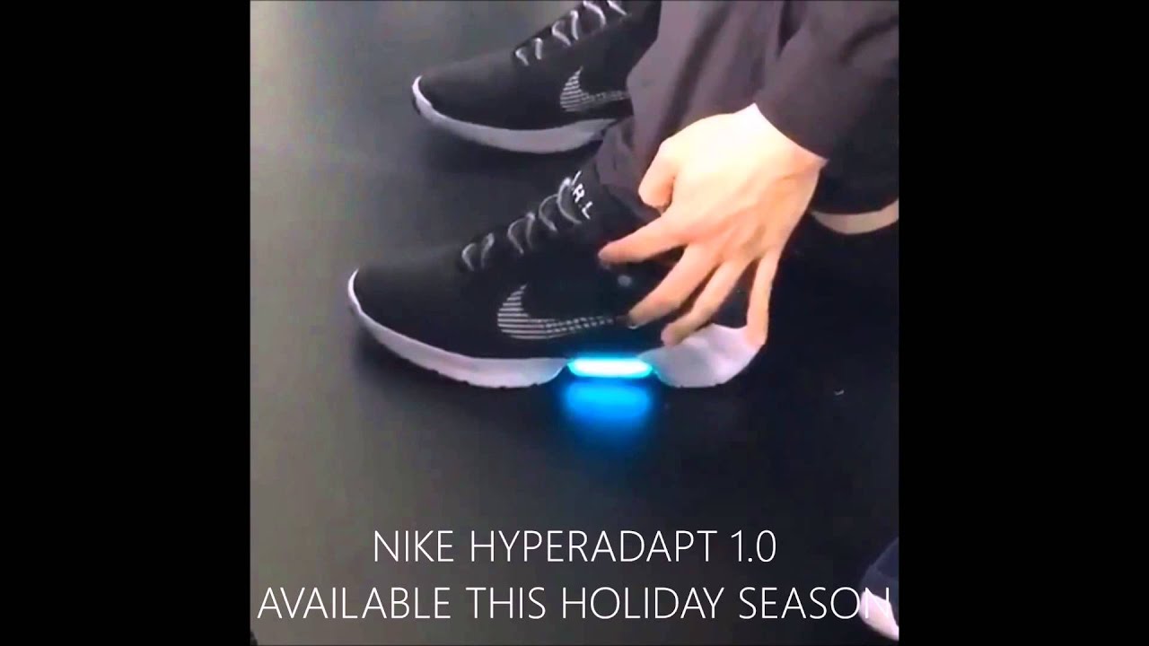 Cristiano Ronaldo and Nike Hyperadapt 1 0 power lace shoes - YouTube