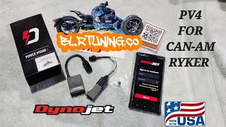 DYNOJET PV4 FOR RYKER with CUSTOM TUNING by BLR TUNING