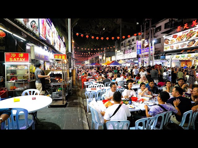 Malaysia Street Food | Jalan Alor Night Market Tour | Bukit Bintang Street Food |  | 亚罗街美食 class=