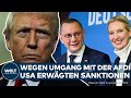 USA: Sanktionen gegen Deutschland - Umgang mit der AfD ist US-Amerikanern Dorn im Auge!