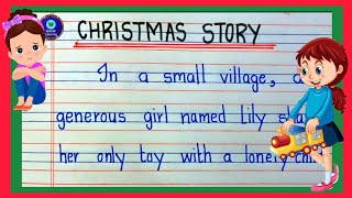 Short Moral Story Christmas Moral Story Writing For Kids And Toddlers Learn English With Story