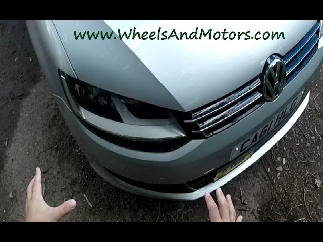 VW Sharan 7N - How to replace headlights (clusters - whole units) 