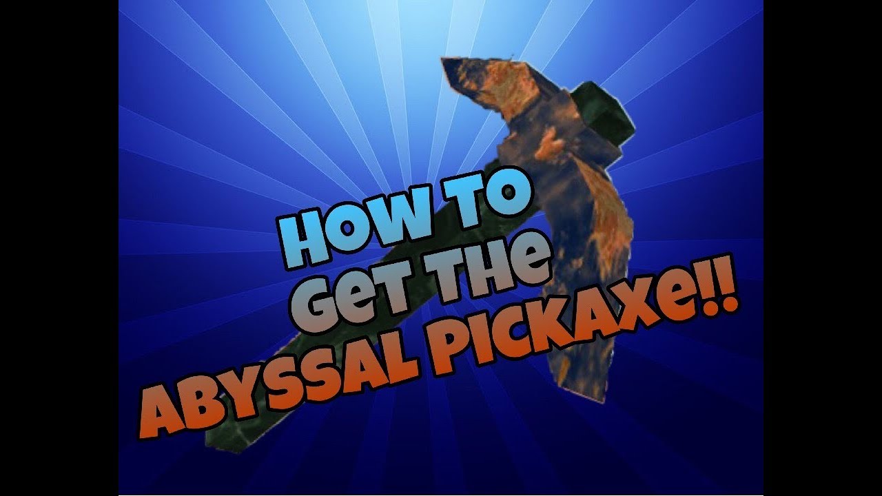 Atf Mirage Abyssal Pickaxe Location - roblox atf mirage how to get scrap parts how to get free