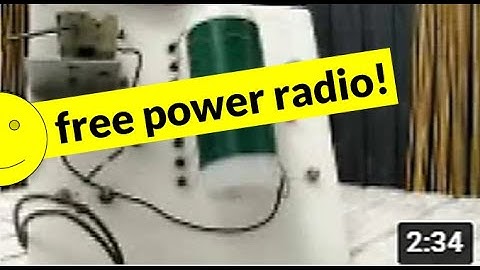 A demonstration of a crystal radio - Part 1