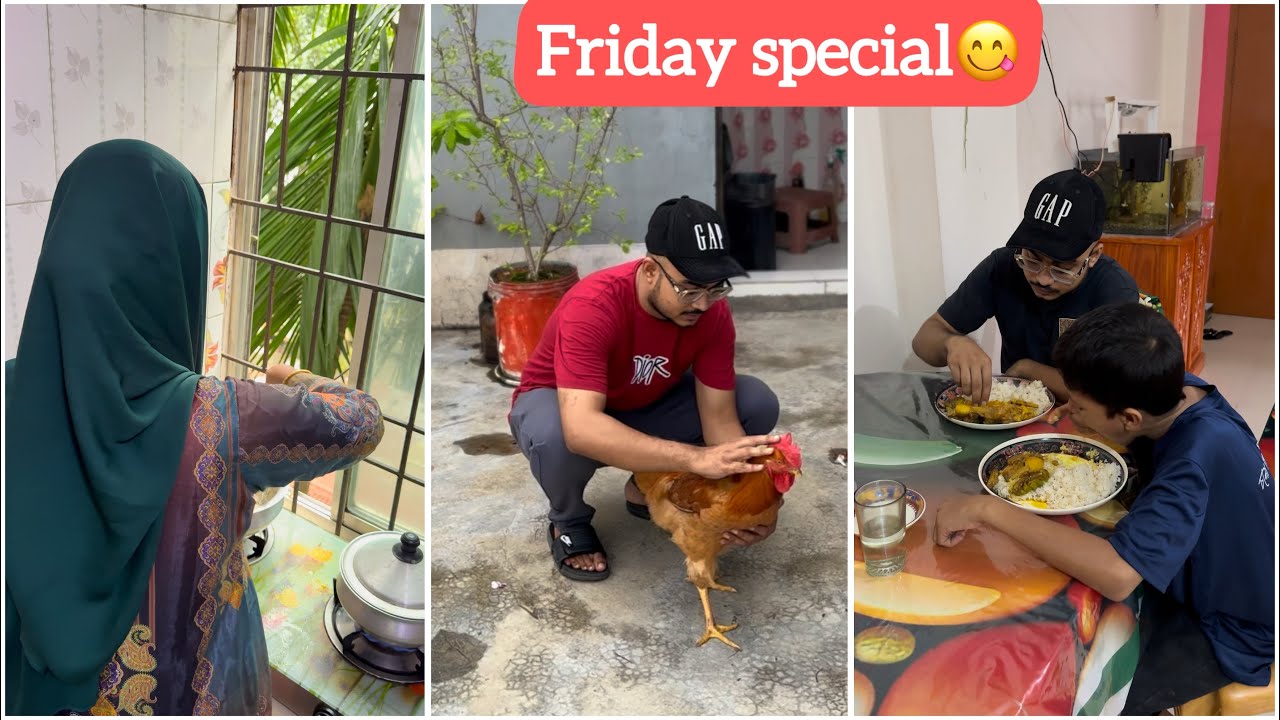 শুক্রবারের স্পেশাল দিনে মজার রান্না বান্না💁‍♀️