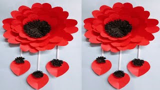 wall hanging craft ideas with paper easy and beautiful simple /flowers wall hanging