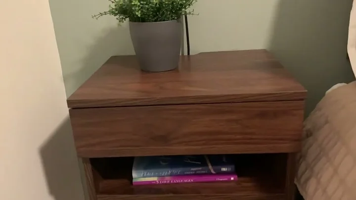 Nathan James Jackson Modern Floating Bedside Nightstand with Drawer Review