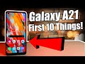 Samsung Galaxy A21 | First 10 Things To Do!