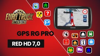 🚚🚚🚚🚚Euro Truck Simulator2 test mod GPS RG PRO RED HD 7,0🚚🚚🚚🚚