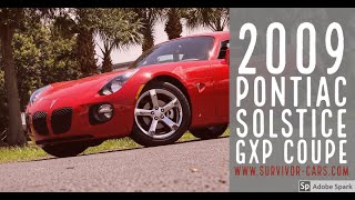 2009 Pontiac Solstice GXP Coupe 5 Speed for sale Tampa Florida Survivor Classic Cars #0186 - SOLD