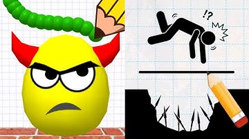 Draw To Smash Logic Puzzle VS Draw 2 Save Satisfying ASMR Gameplay (Android, ios) (New Update)