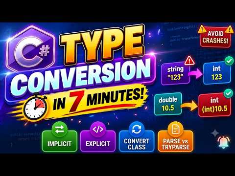 C# Type Conversion Explained in 7 Minutes| @JangiTech #foryou #fyp 
