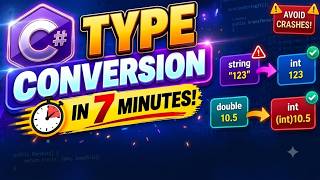 C# Type Conversion Explained in 7 Minutes| @JangiTech #foryou #fyp 