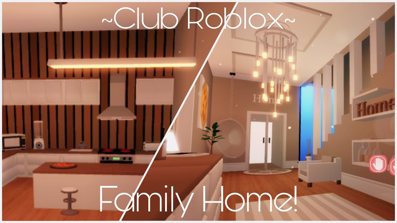 -Club Roblox- Aesthetic Neutral Family Home Build & Tour🌞 - YouTube