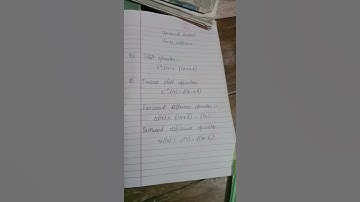 shift,inverse shift,forward difference,backward difference operator#math