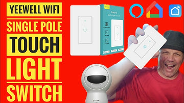 Yeewell WIFI Smart Touch WIFI Light Switch Works with Smart Life Google Home Alexa IFTTT