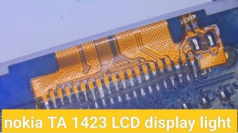 Nokia 1423 display light solution | nokia 1423 LCD display light kesa repair kare