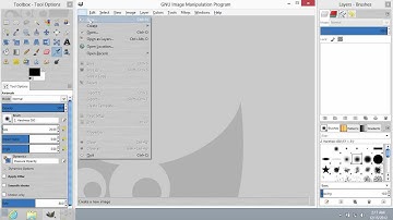 How to Align Text in GIMP