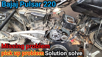 Bajaj pulsar 220 Missing problem || pick up problem Solution solve Karen😲#viralvideo#mithunmechanic