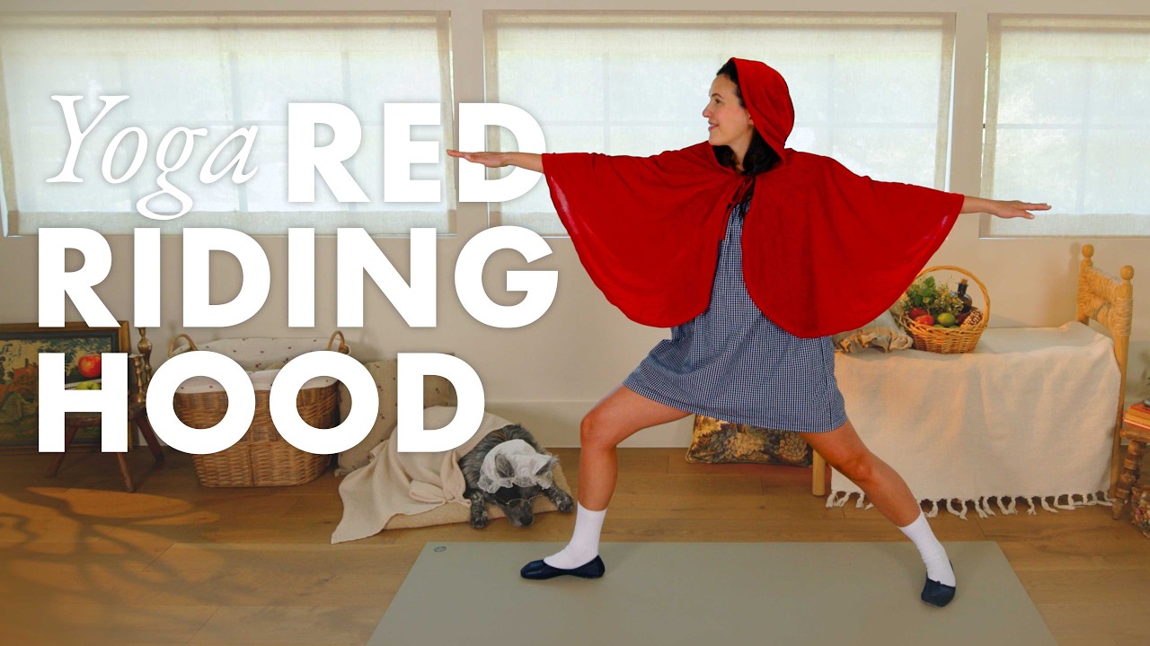 Halloween Yoga | A Red Riding Hood Adventure