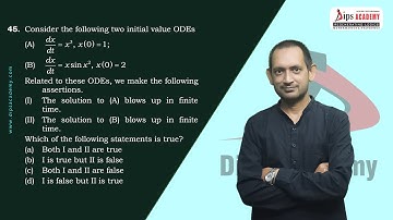 CSIR NET Maths June 2021 - Q.ID. 490 | ORDINARY DIFFERENTIAL EQUATION | Question Discussion