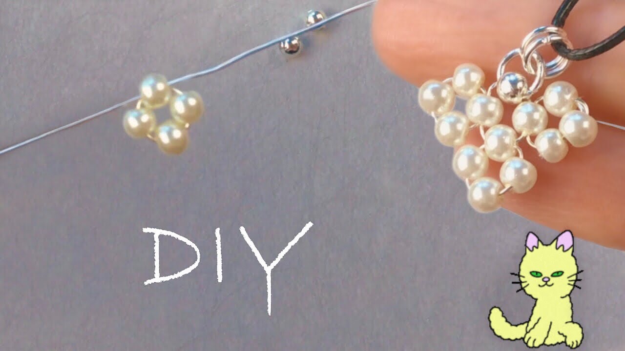 Wire Wrapping Jewelry Tutorial: Beaded Heart Necklace - Heart Pendant ...