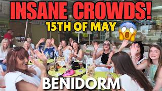 Benidorm Like You’ve NEVER Seen! 😱🔥 INSANE Crowds Flood Pubs & Bars!