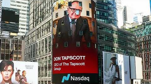 Don Tapscott, Founder at the Blockchain Research Institute.