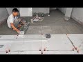 How To Install Floor Tiles New Style | Construction Bedroom Ceramic Tiles Professional