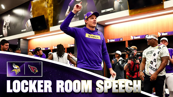 Kevin O’Connell’s Locker Room Speech After Minnesota Vikings Win Over Arizona Cardinals