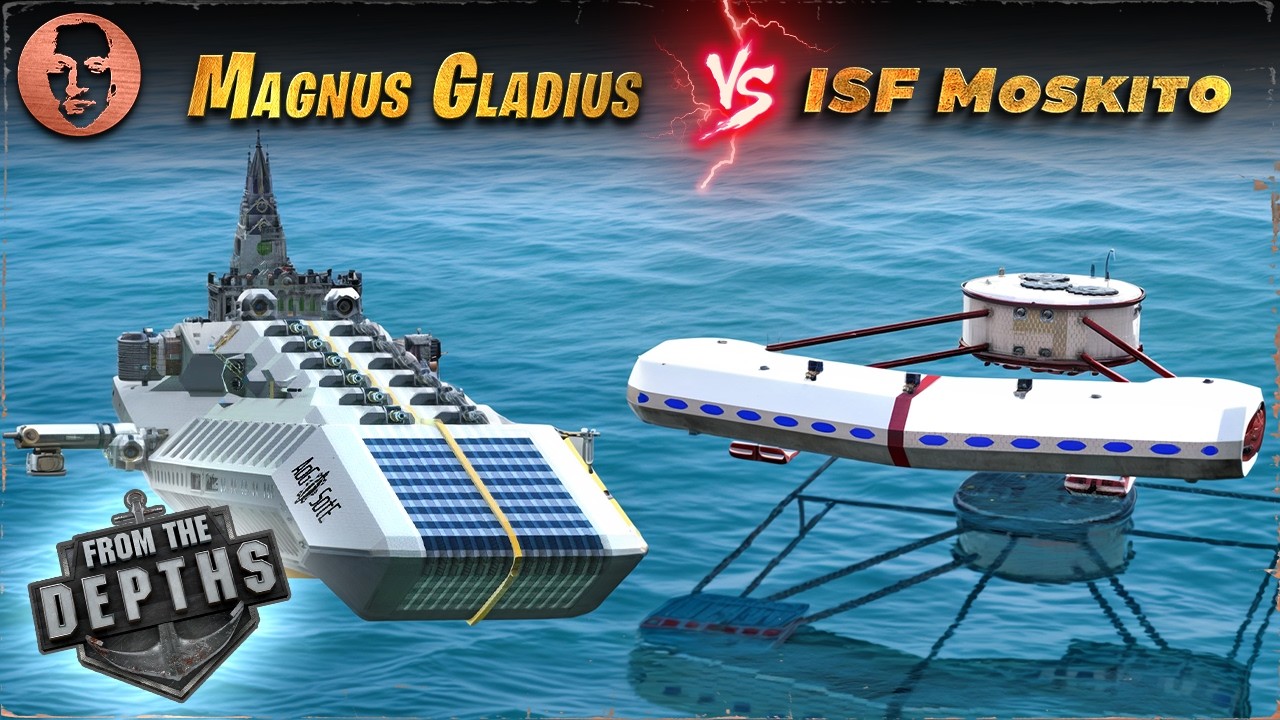 Magnus Gladius vs. ISF Moskito - From the Depths Grand Battleship Tournament