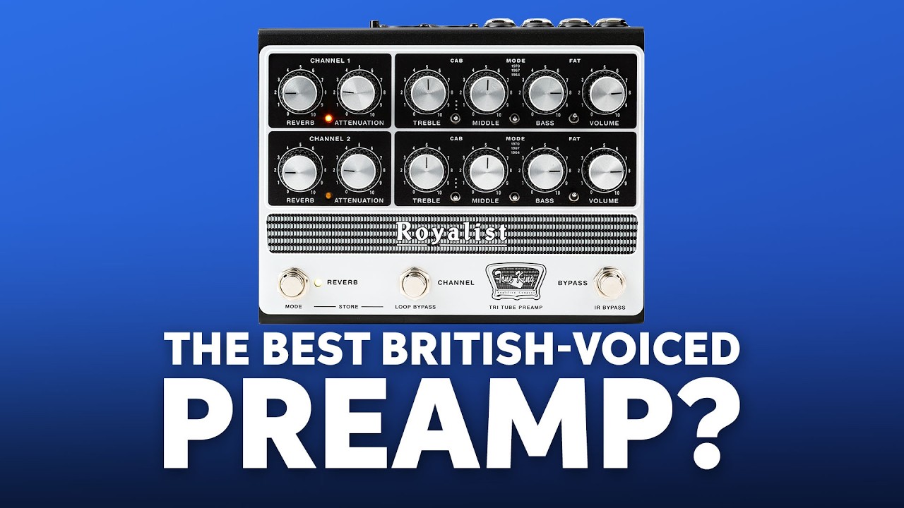 Демонстрация и обзор педали предусилителя Tone King Royalist