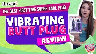 Vibrating Butt Plug Review for Beginners | First Time Surge Vibrating Anal Plug
