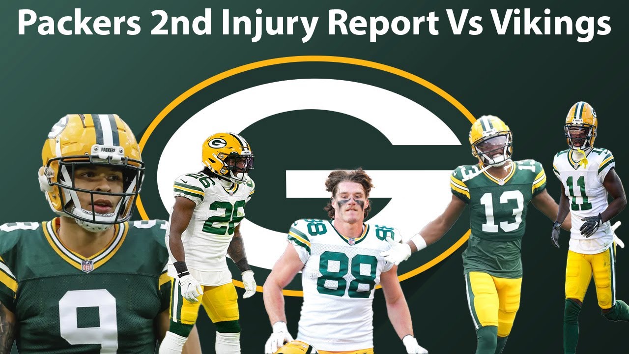 Jaylen Reed Injury Update Green Bay Packers 2nd Injury Report Vs Vikings | Jayden Reed Update ...