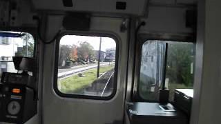 名鉄三河線6000系6043F(第2編成目の更新車) 小垣江駅→高浜港駅 前面展望(カットあり)
