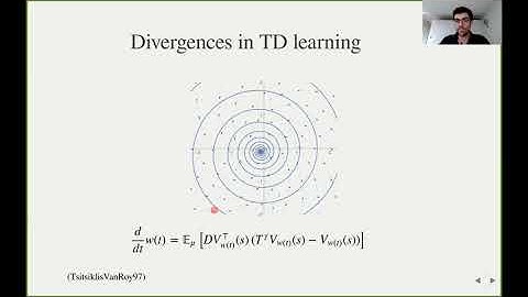 T-D learning with nonlinear function approximation: lazy training and mean field regimes