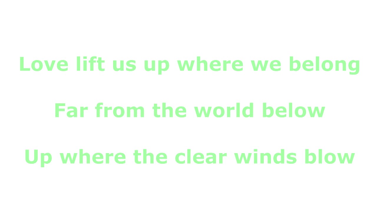 Up Where We Belong - Joe Cocker - Jennifer Warnes - with ...