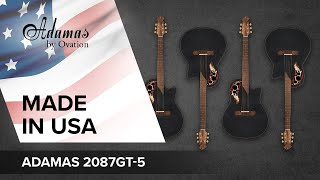 FEATURES 🇺🇸 ADAMAS by Ovation 2087GT-5-G Black 🎸✨