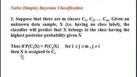 Bayesian Classification Part 2/3