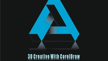 Creative 3D Design in CorelDRAW: Step-by-Step Tutorial #coreldraw #graphicdesgin #3d #3dlogo