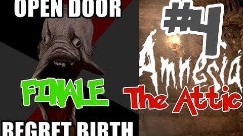 Amnesia: The Attic - Chapter One FACE CAM w/Utorak Ep.4 FINALE
