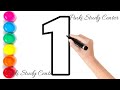 Drawing and Coloring Numbers with Crayons 🌈 Learn Colors in English,6