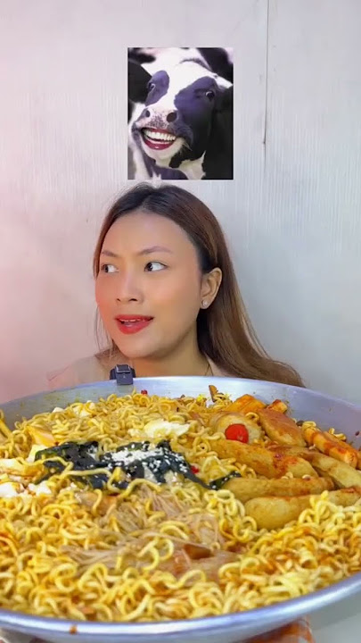 A POT OF NOODLE MUKBANG🥘👩🏻‍🍳