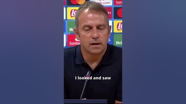 Hansi Flick: Post-Match Press Conference: Barcelona 4:0 Borussia Dortmund Champions League