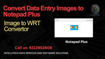 Notepad Plus .wrt Conversion from Image using Automated Bulk Text Encryptor Software Call 9312953606