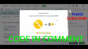 GFG POTD 14/03/2024 IN C++ MOST IMPORTANT INFORMATION | CODE IN COMMENT #geeksforgeeks #gfg #potd